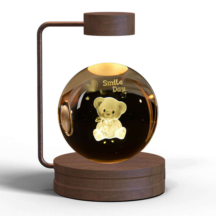 Crystal Ball Cosmic Dinosaur Indoor Night Light USB Power Warm Bedside Light Birthday Gift Night Lamp | Kalsten