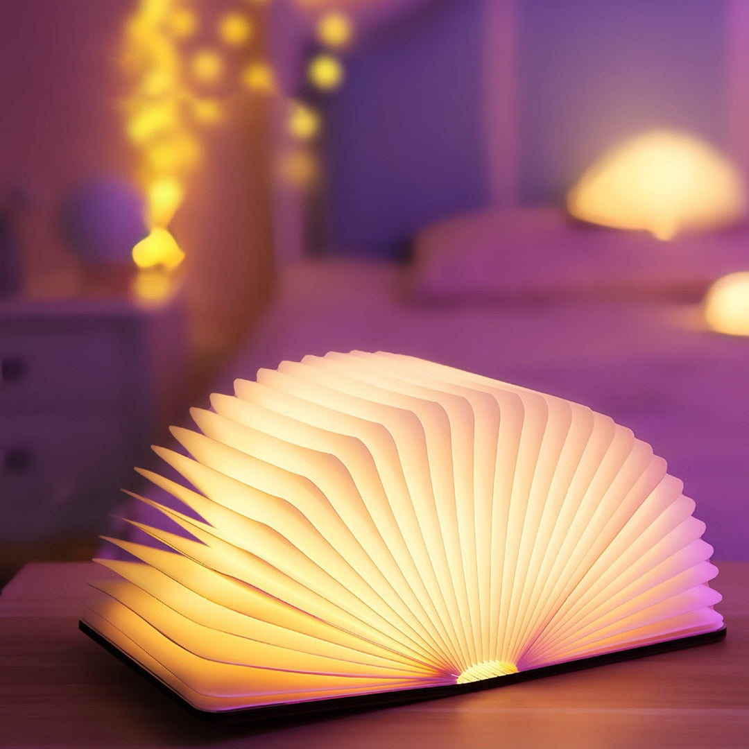 📖 Wooden Book Lamp - For Desk Study Gift Decoration Light | Kalsten