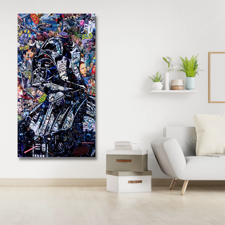 Kalsten | Disney Star Wars Poster Darth Vader Canvas Wall Art - Wall Decoration - Famous Wall Art