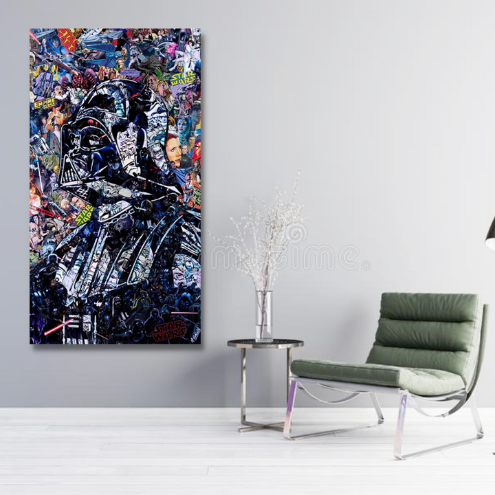 Kalsten | Disney Star Wars Poster Darth Vader Canvas Wall Art - Wall Decoration - Famous Wall Art