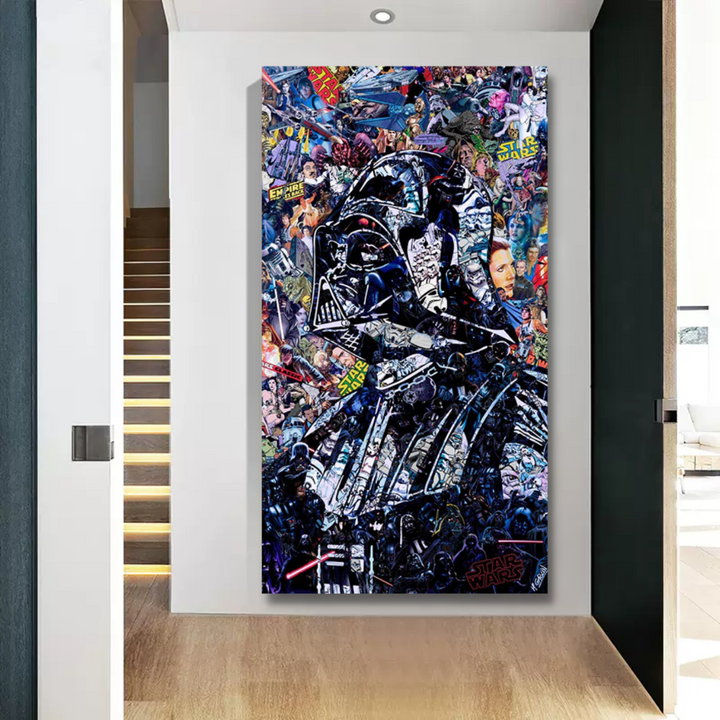 Kalsten | Disney Star Wars Poster Darth Vader Canvas Wall Art - Wall Decoration - Famous Wall Art