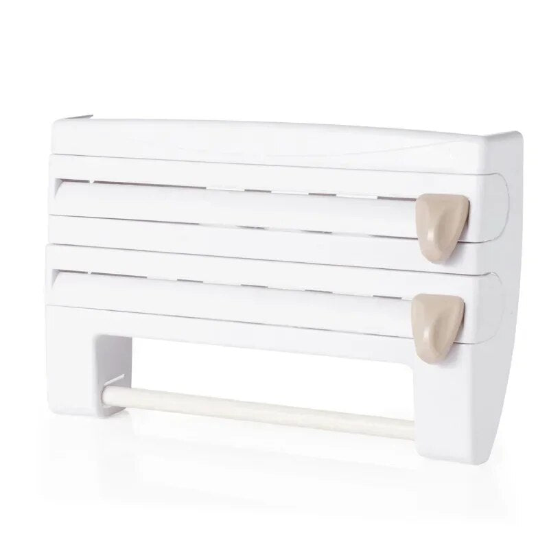 WrapHub - Practical Dispenser - Cling Film and Kitchen Paper - Space Saving | Kalsten