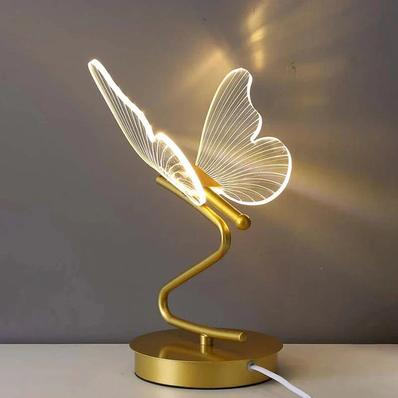 Elegant LED Table Lamp in Butterfly Design Kalsten