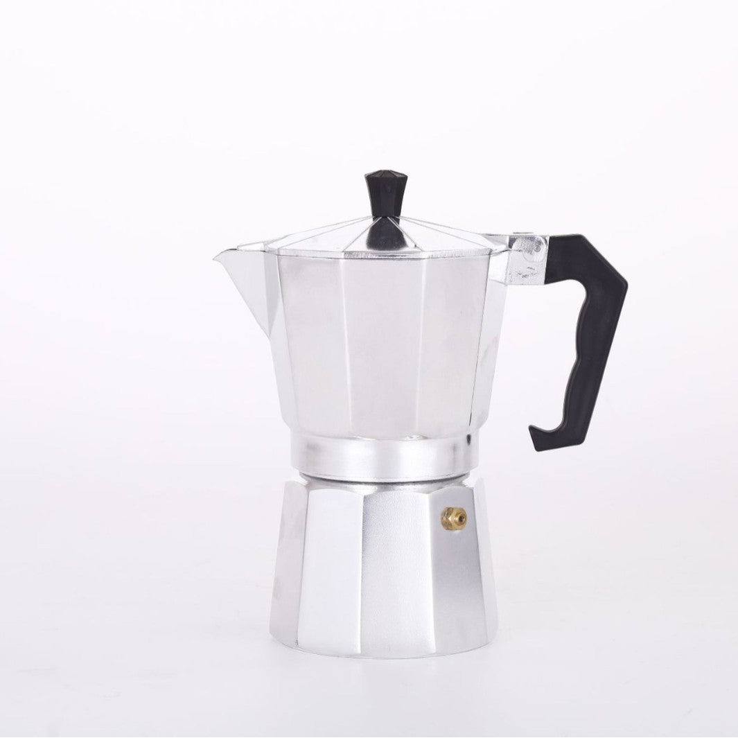 Stainless steel espresso maker
