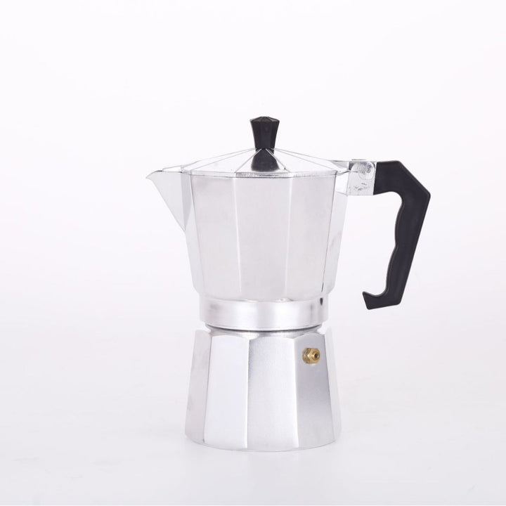 Stainless steel espresso maker