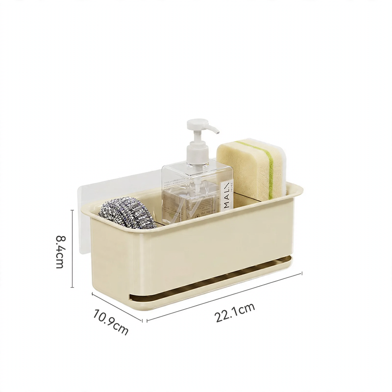 Kitchen drying rack with drip tray, wall mountable