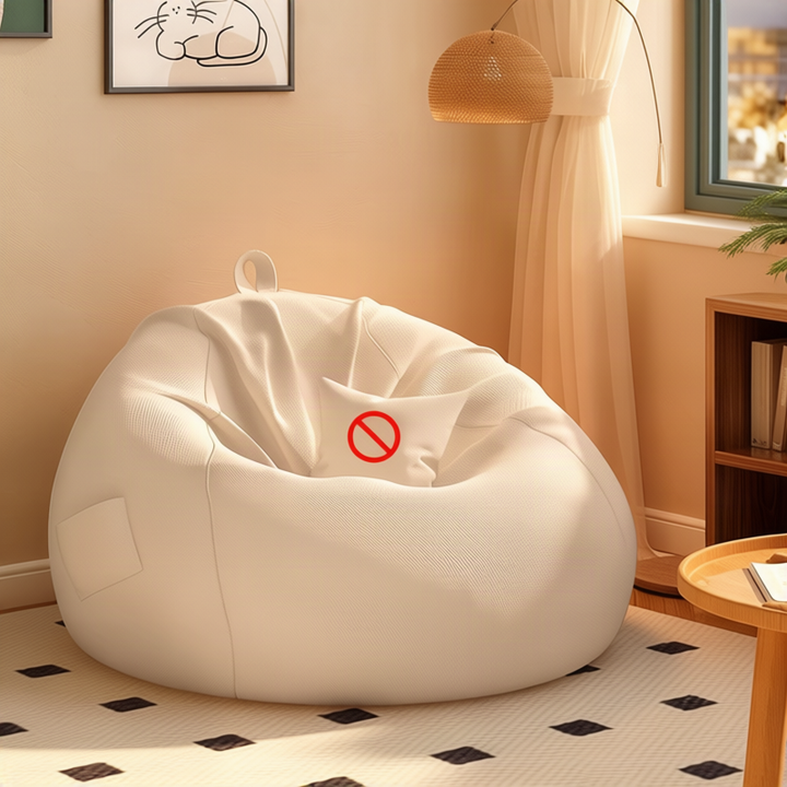 Bean bag chair for adults, with EPS filling
