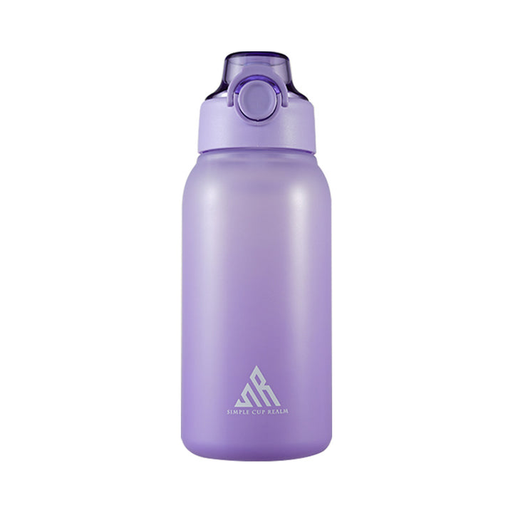 1L water bottle with aroma inserts and straw
