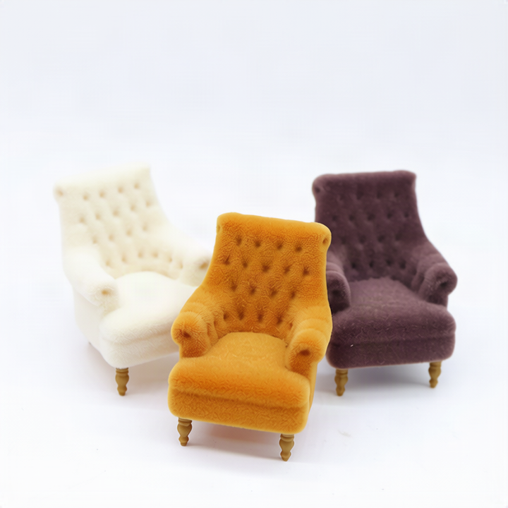 Miniature Armchair, Dollhouse Furniture