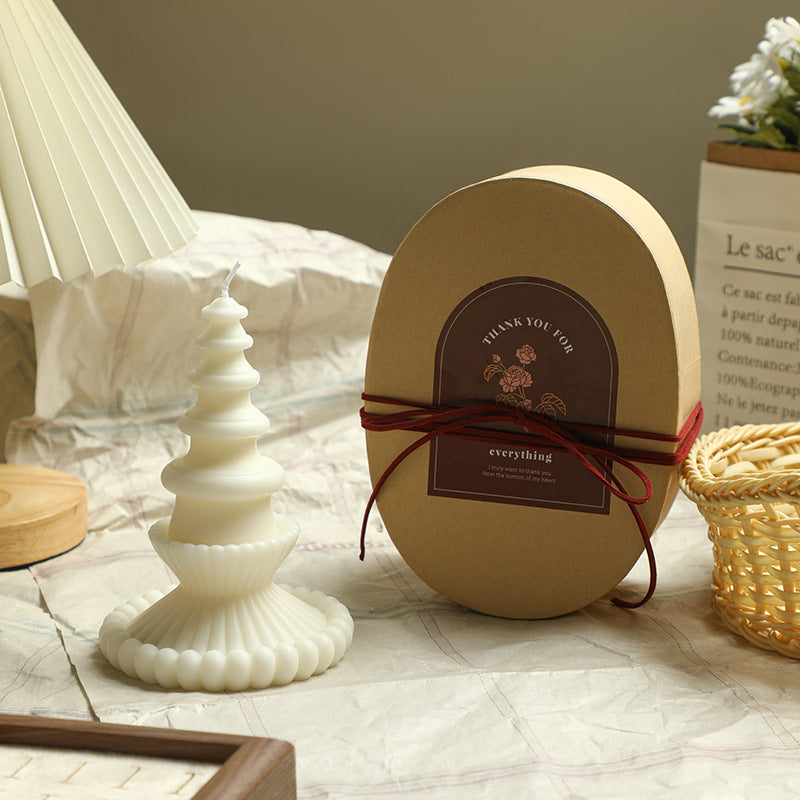 Scented candle in gift box