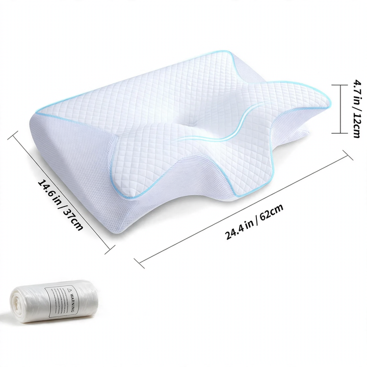 Butterfly-shaped Neck Support Pillow made of Memory Foam