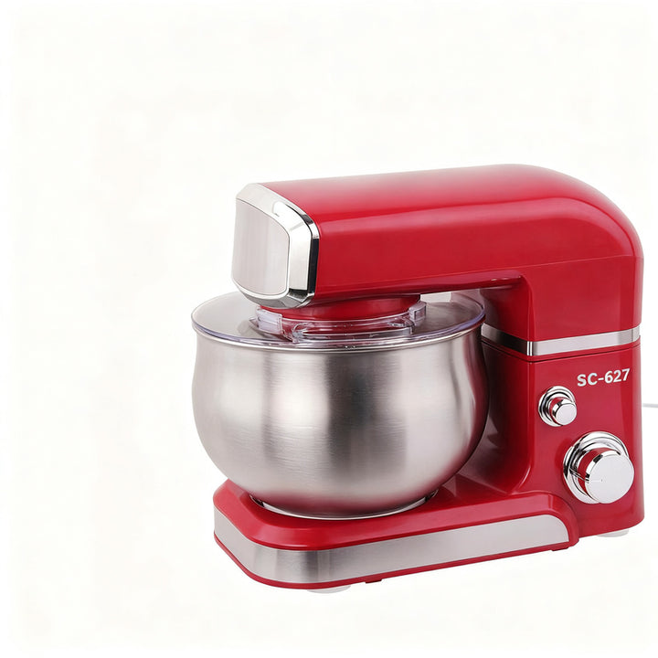 Kitchen machine 5 L, stainless steel, multiple plugs