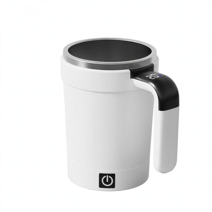 Electric stirring cup with temperature display, 380 ml