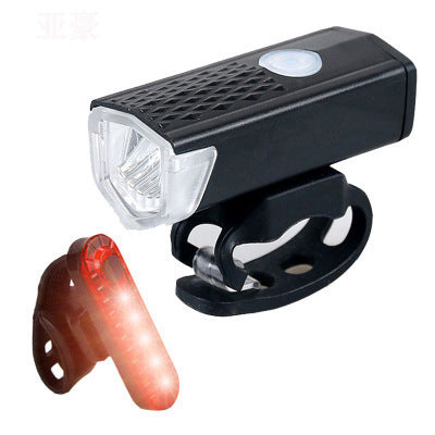 USB bicycle light with LED lighting