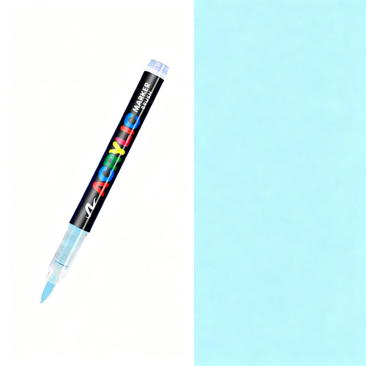 Acrylic Marker Set, 12–168 Colors, Pre-filled