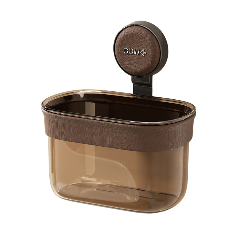 Wall-mounted storage basket with suction cup, model DA1426