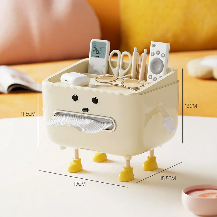 Plastic Tissue Box CD2390 with Storage