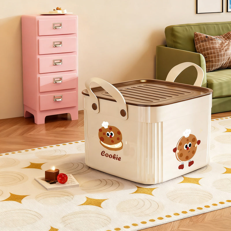 Storage box made of PP plastic, flat