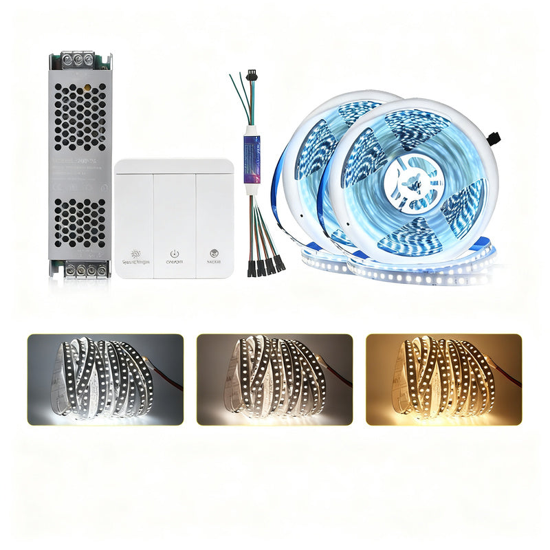 LED strip 24V, 120 SMD2835, color change