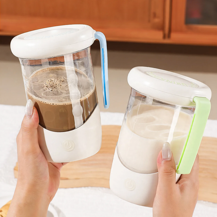 Portable electric mixing mug, 550 ml, with handle