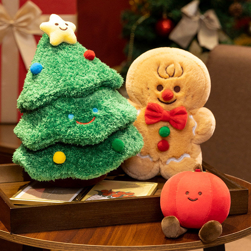 Christmas plush toys and cushions