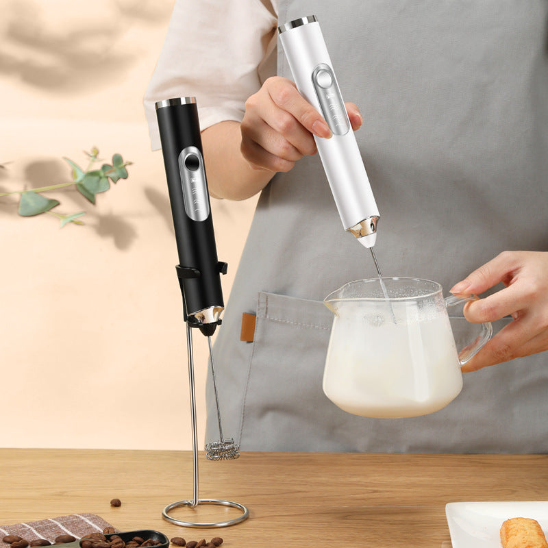 Electric milk frother, USB-C, multiple functions