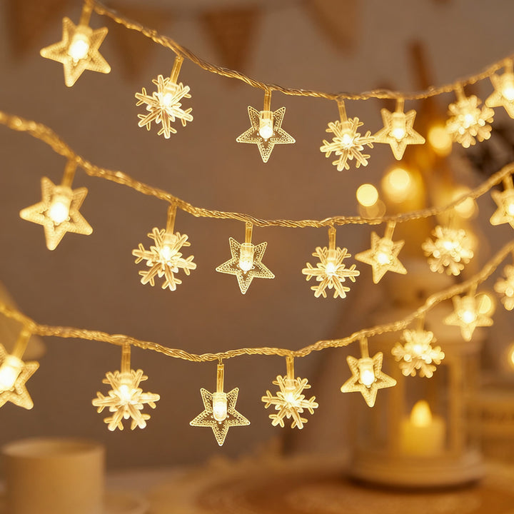 Solar fairy lights with various motifs