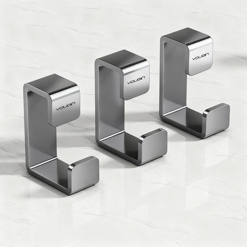 Stainless steel hanging hooks for sinks