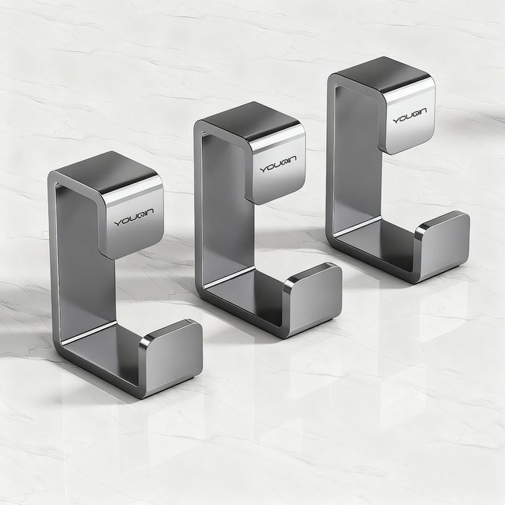 Stainless steel hanging hooks for sinks