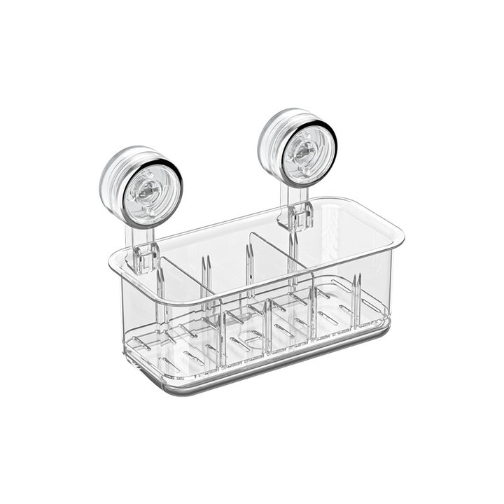 Wall shelf for kitchen with suction cup, no drilling