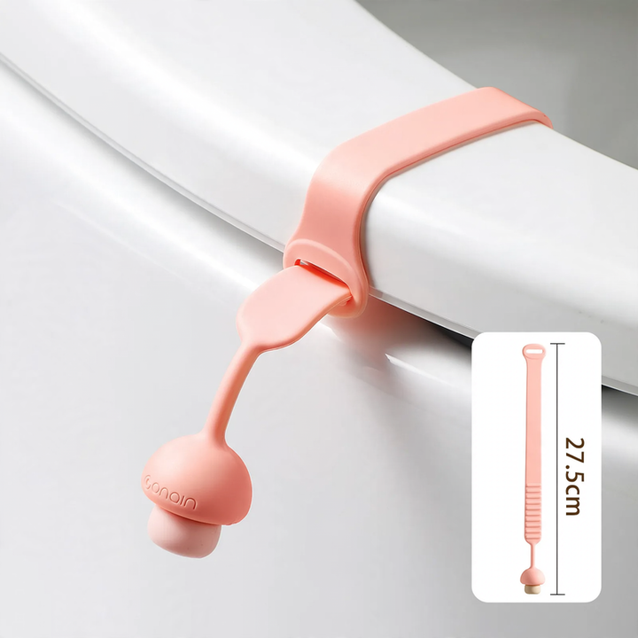 Silicone toilet seat lifter