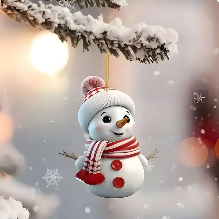 Wooden Christmas tree decoration, various motifs