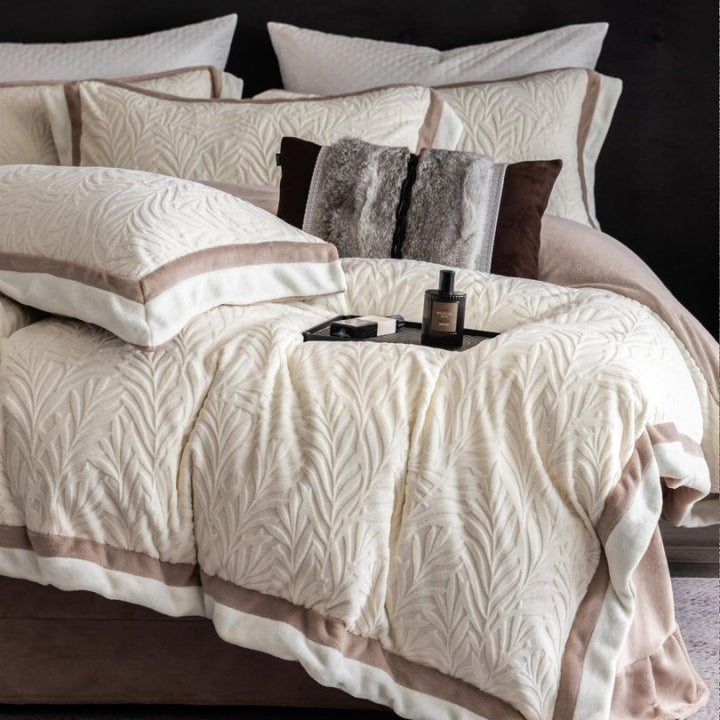 Milk fiber bedding set, 4-piece, luxurious