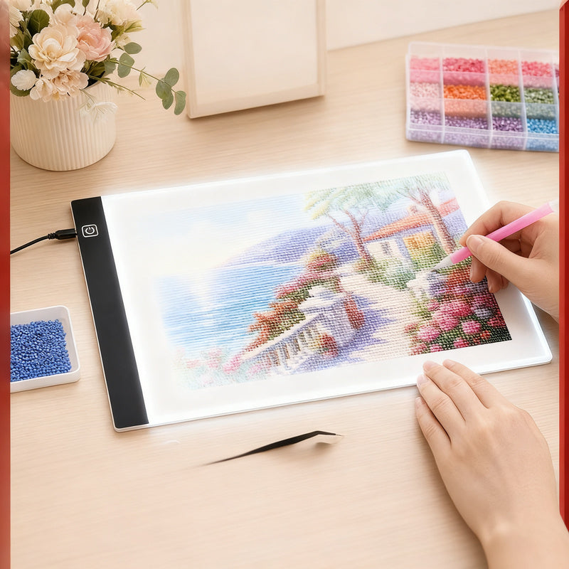 LED light table for drawing and sketching