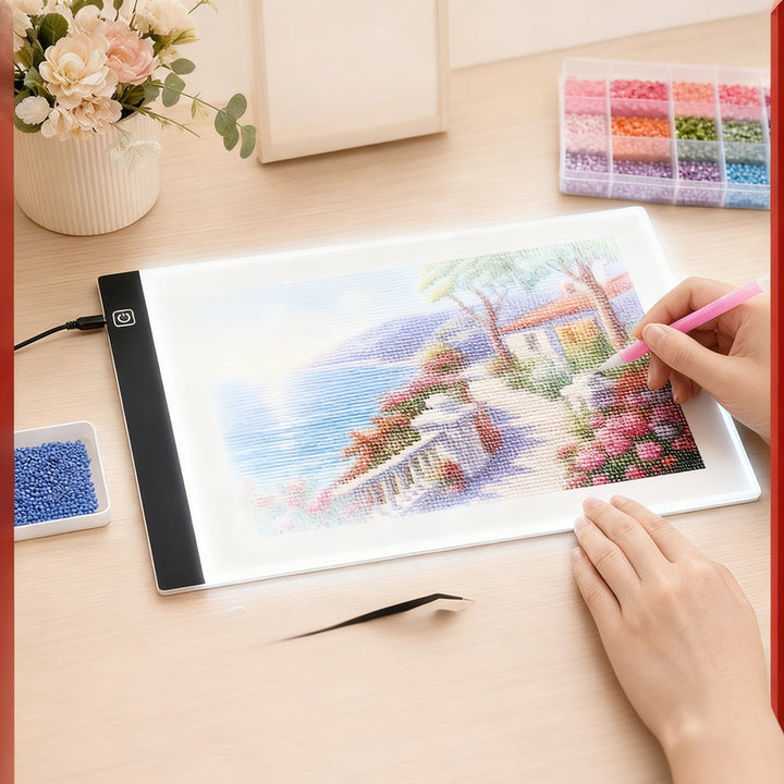 LED light table for drawing and sketching