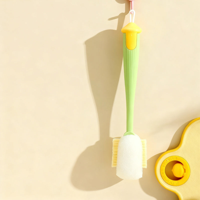 Multipurpose brush for cleaning cups and bottles