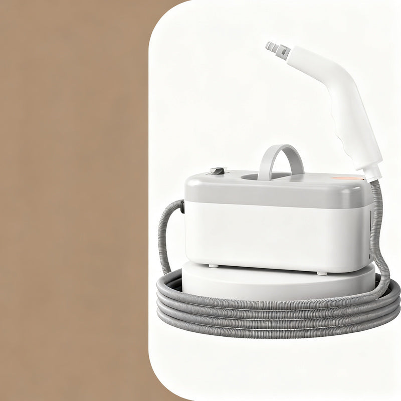 Portable steam cleaner for floors and surfaces