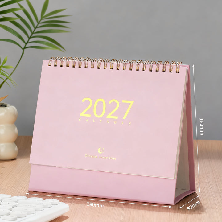 Table calendar 2027, Morandi style