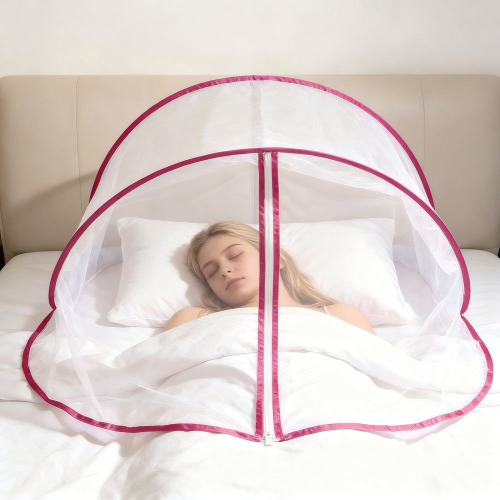 Portable mosquito net, collapsible