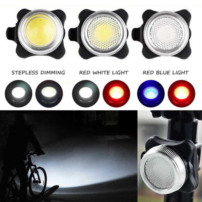 Bicycle light set, COB rear light, USB rechargeable