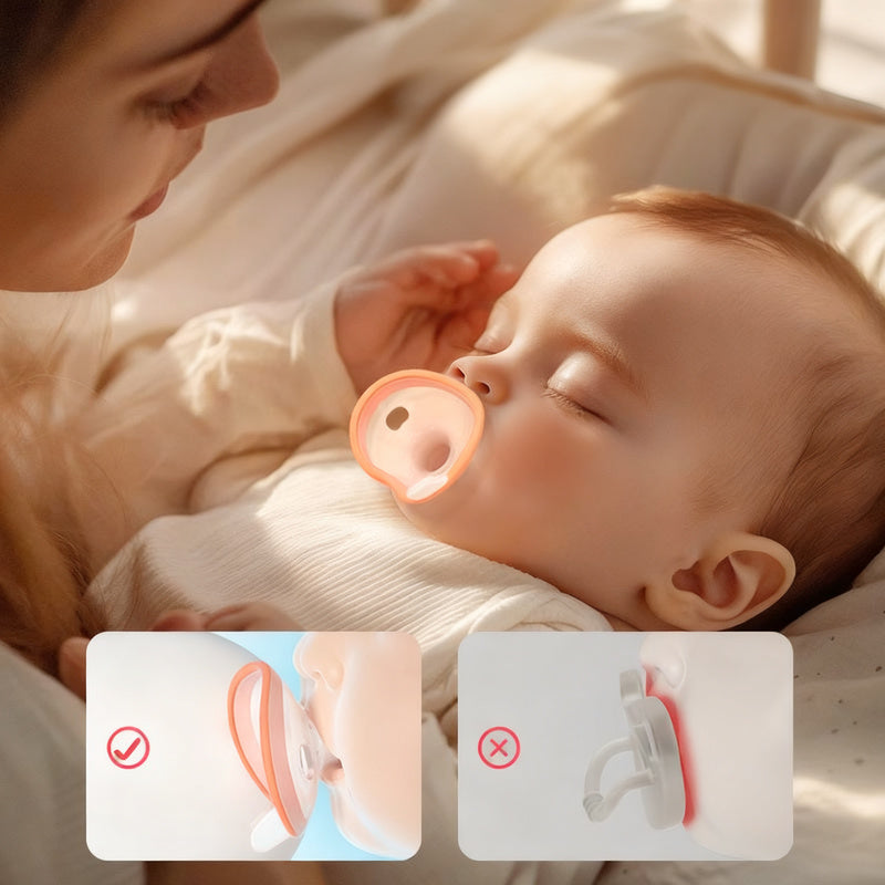 Silicone pacifier, 0–6 months
