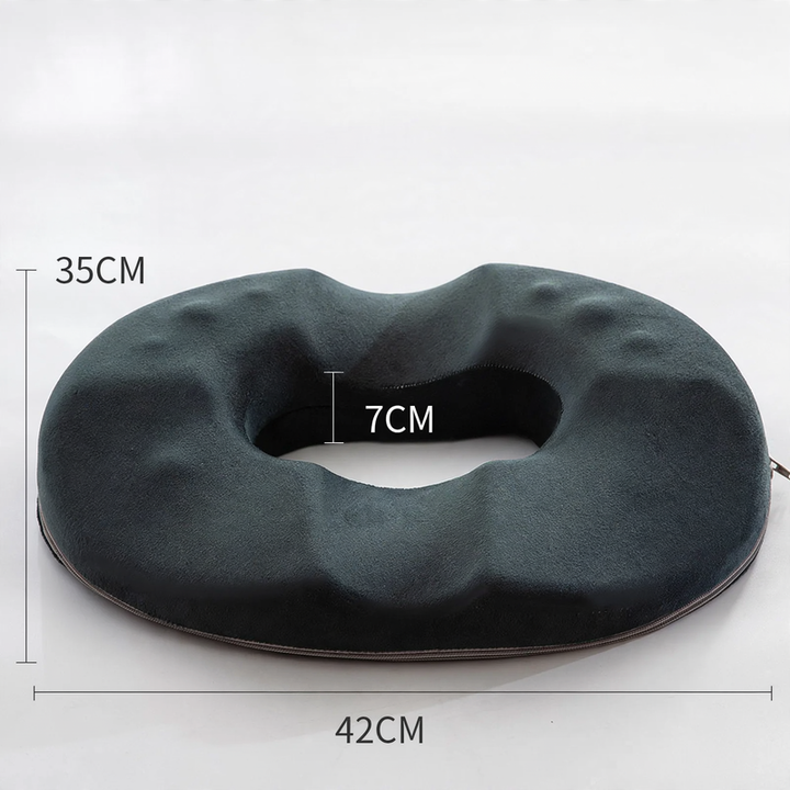 Ergonomic seat cushion with memory foam