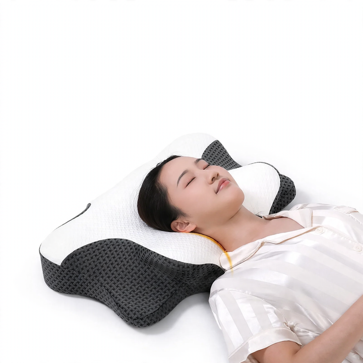 Butterfly shape neck support pillow made of memory foam