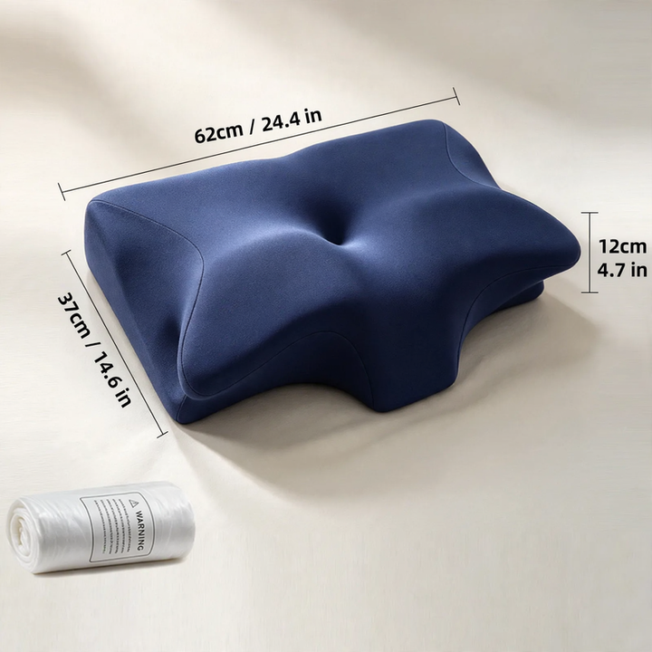Neck pillow, butterfly shape, memory foam, bamboo fabric