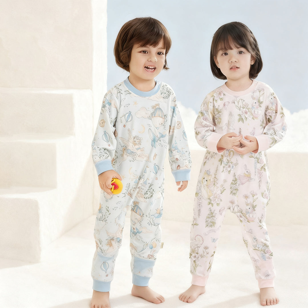 Kids sleeping bag, 130 cm, cotton blend