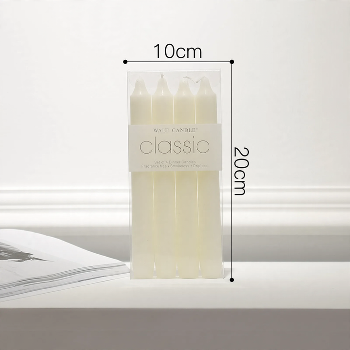 Transparent glass candle holder with Rococo design