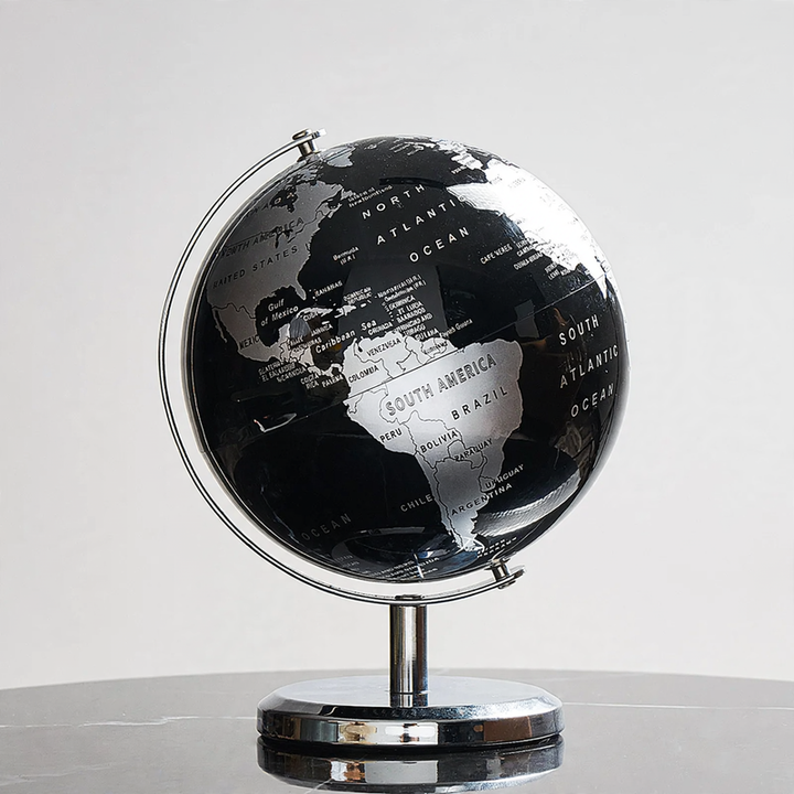 Globus decorative figure, transparent, modern design
