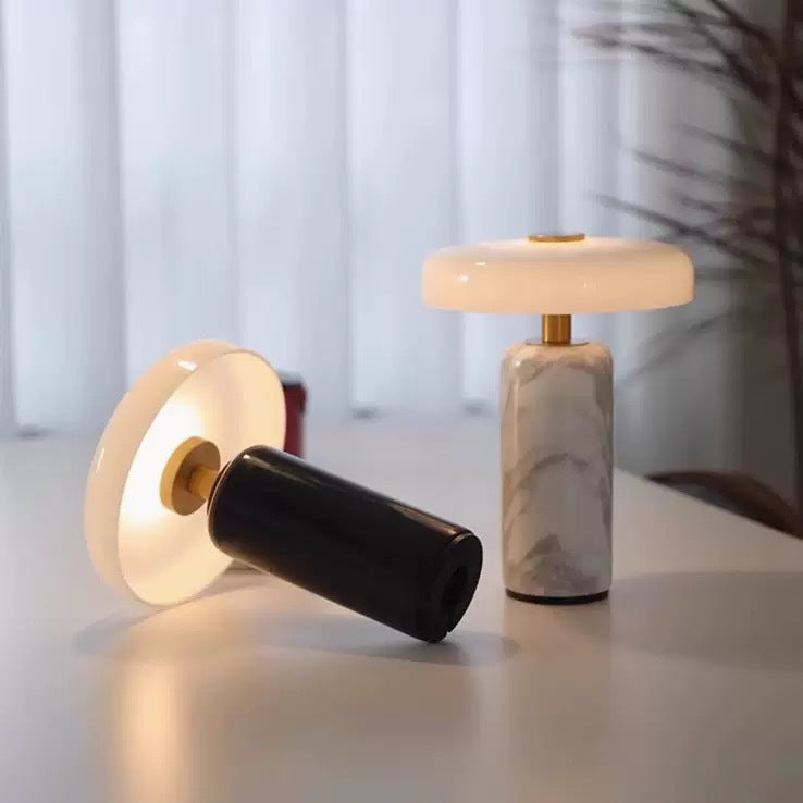 Table lamp 5809 with marble base and LED