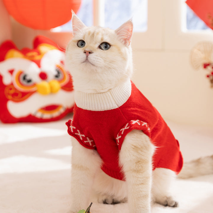 Pet knit sweater, Autumn and Winter