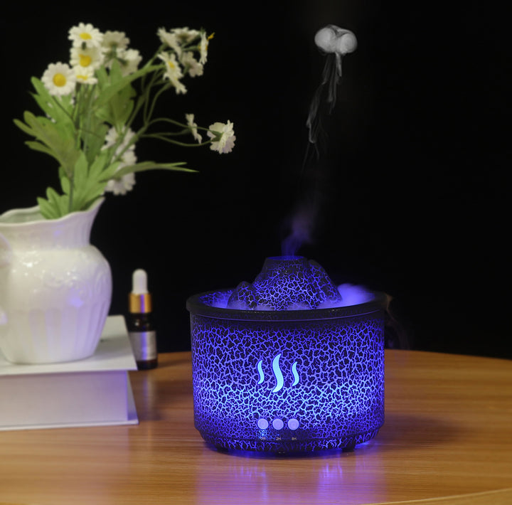 Ultrasonic diffuser with humidity function